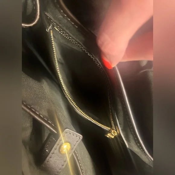 $1,280 LOUIS VUITTON Mini Lin “Lucille” GM Tote Bag, Green Canvas/Brown Leather - Picture 13 of 17